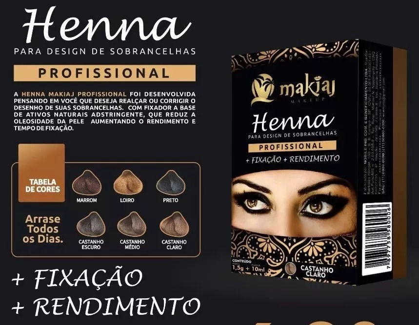 Miniatura: Henna para Sobrancelhas