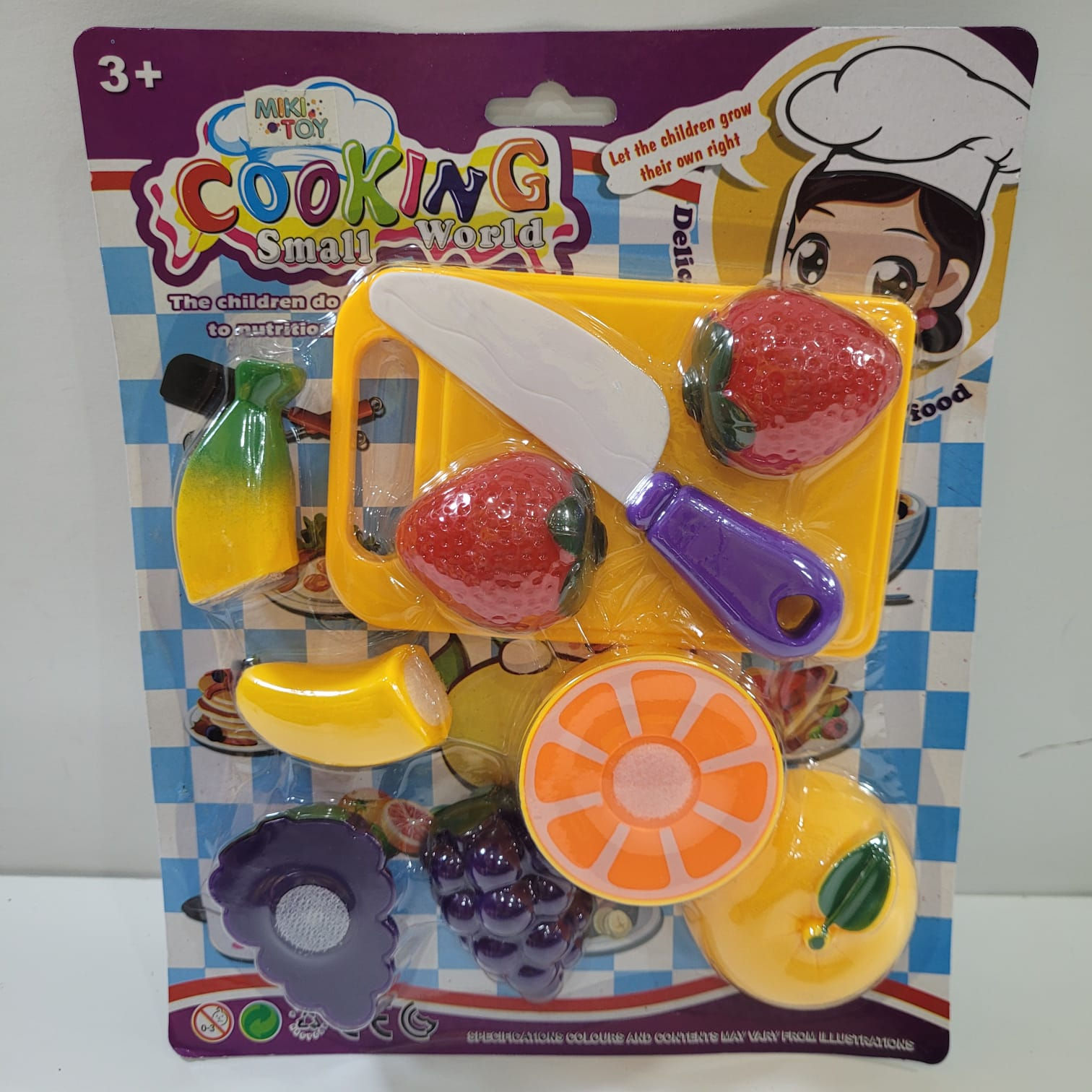 Kit Hora de Cozinhar com Frutinhas com Velcro Miki Toy