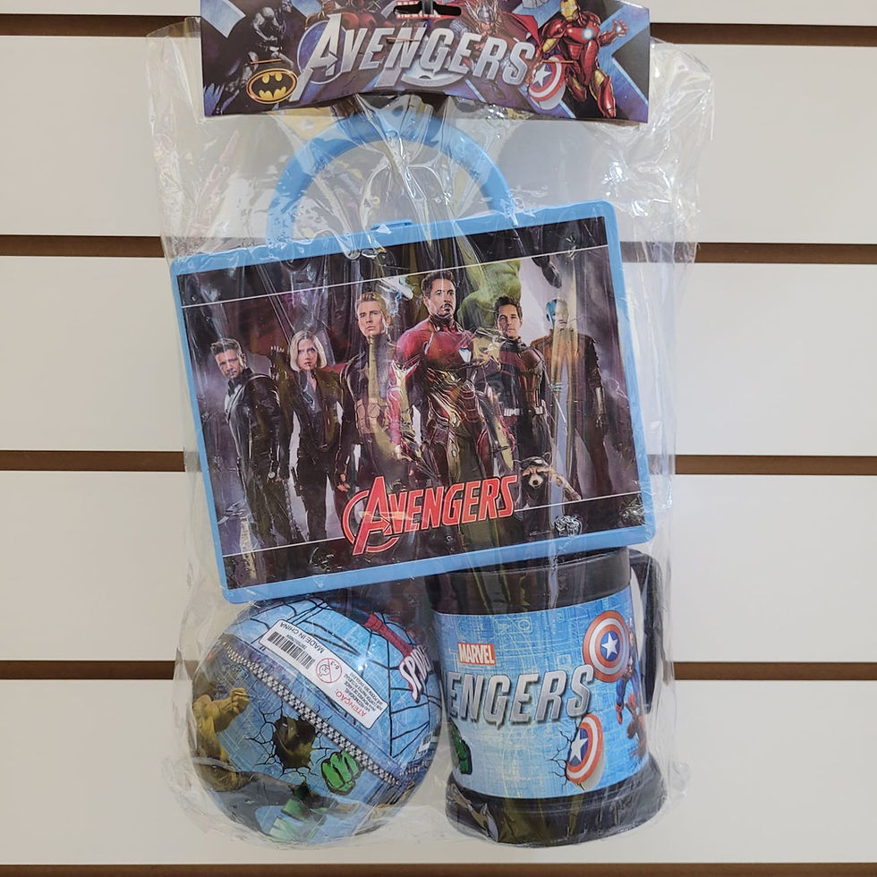 Miniatura: Kit Infantil Personagens com Lancheira, Caneca e Bola
