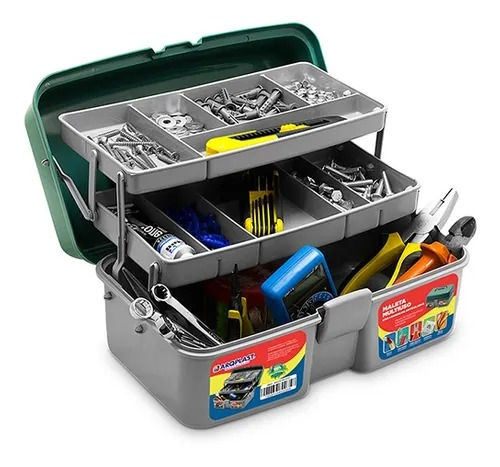 Miniatura: Maleta Multiuso com 2 Bandejas Articuladas Arqplast