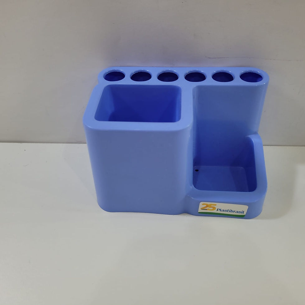 Miniatura: Porta Objetos Plástico Colorido Plastibrasil