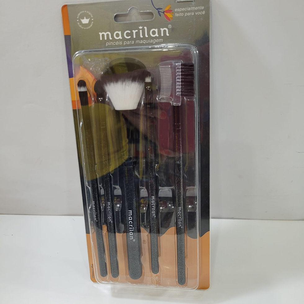 Miniatura: Kit Pincéis de Maquiagem Macrilan 5 peças