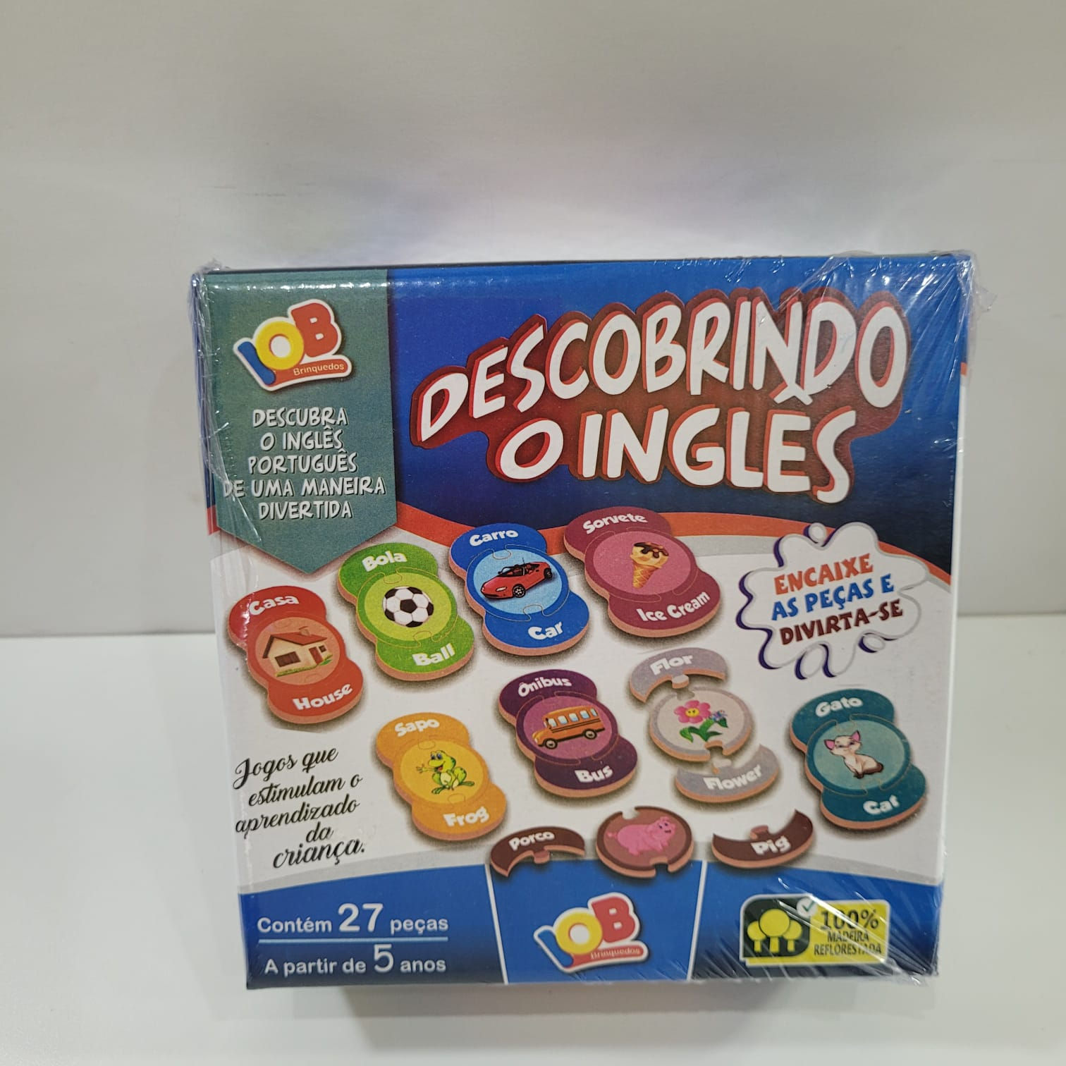 Jogo Descobrindo o Inglês 27 peças IOB