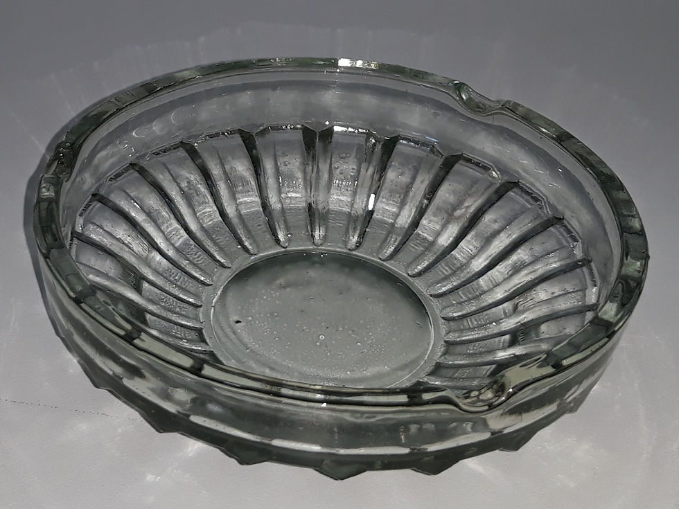 Miniatura: Cinzeiro de Vidro Redondo 10cm