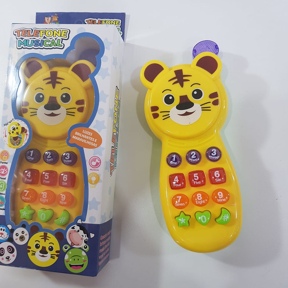 Miniatura: Telefone Musical Infantil Com Luz Animais Toy King