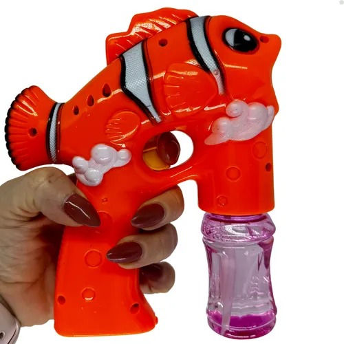 Miniatura: Pistola Lança Bolhas de Sabão Peixinho