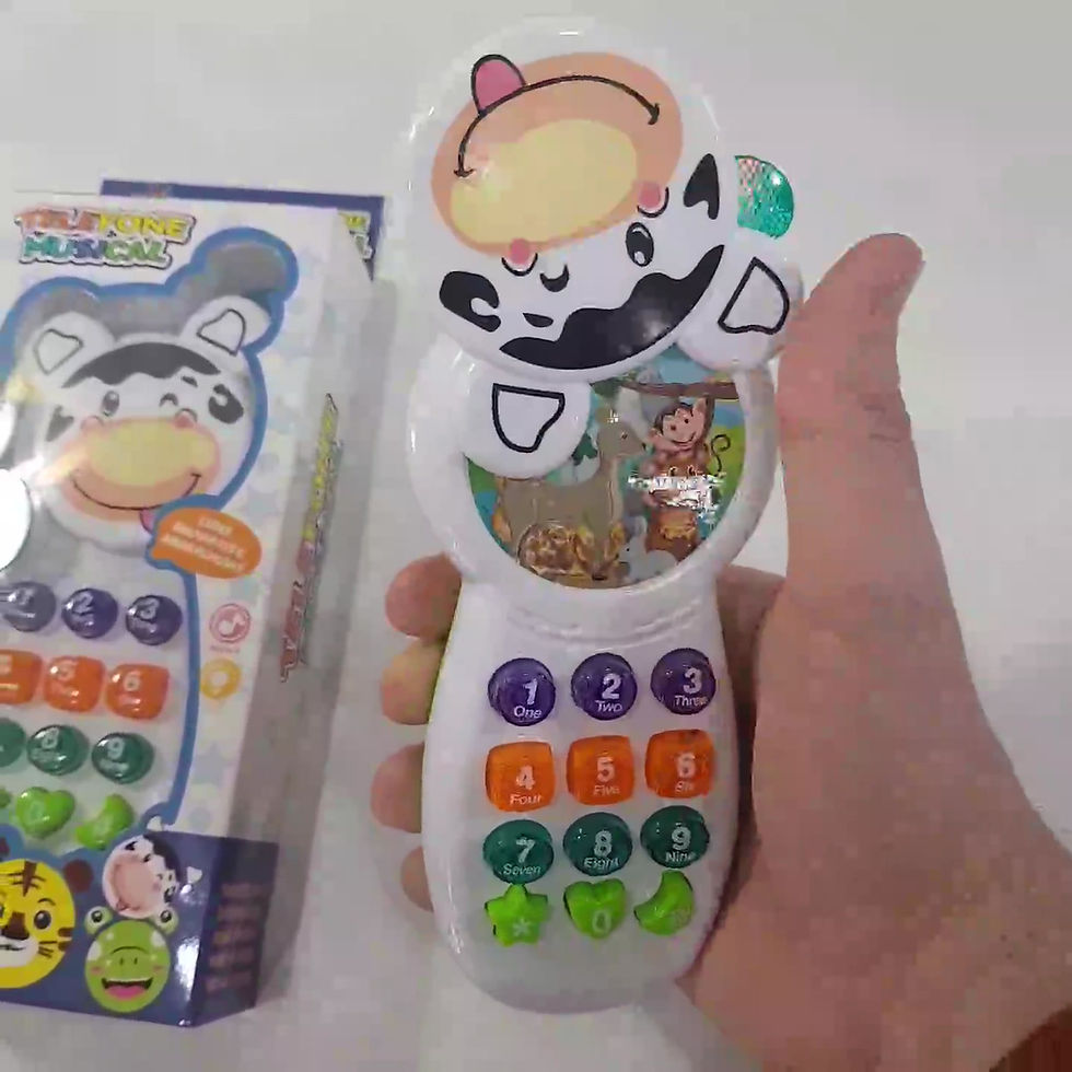 Miniatura: Telefone Musical Infantil Com Luz Animais Toy King