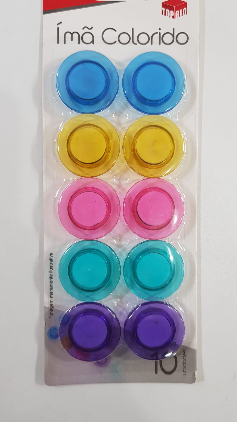 Miniatura: Imã Decorativo Colorido Grande