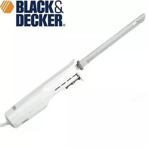 Miniatura: Faca Elétrica Black & Decker com Trava e Lâminas Removíveis