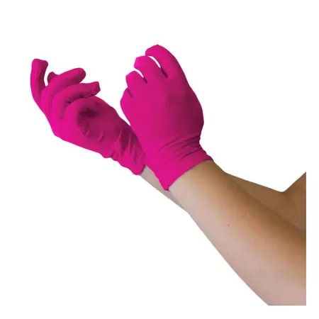 Luva Pink Neon 20cm para Festas