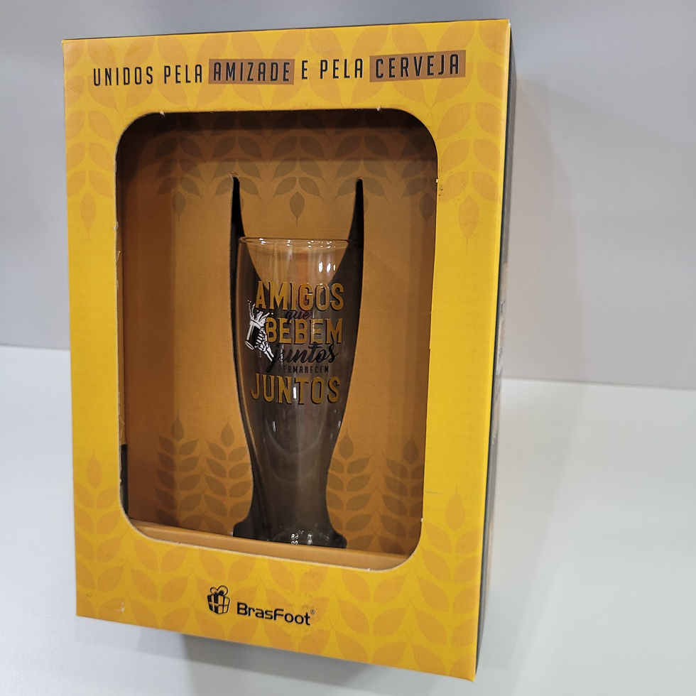 Miniatura: Copo de Cerveja Divertido em Vidro