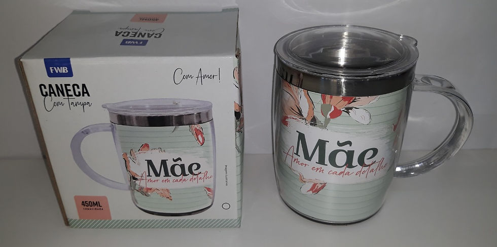 Miniatura: Caneca Térmica Decorada Mãe