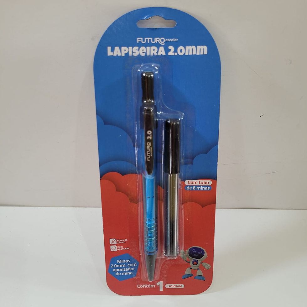 Miniatura: Lapiseira 2,0mm com Apontador e Tubo de Grafite Futuro