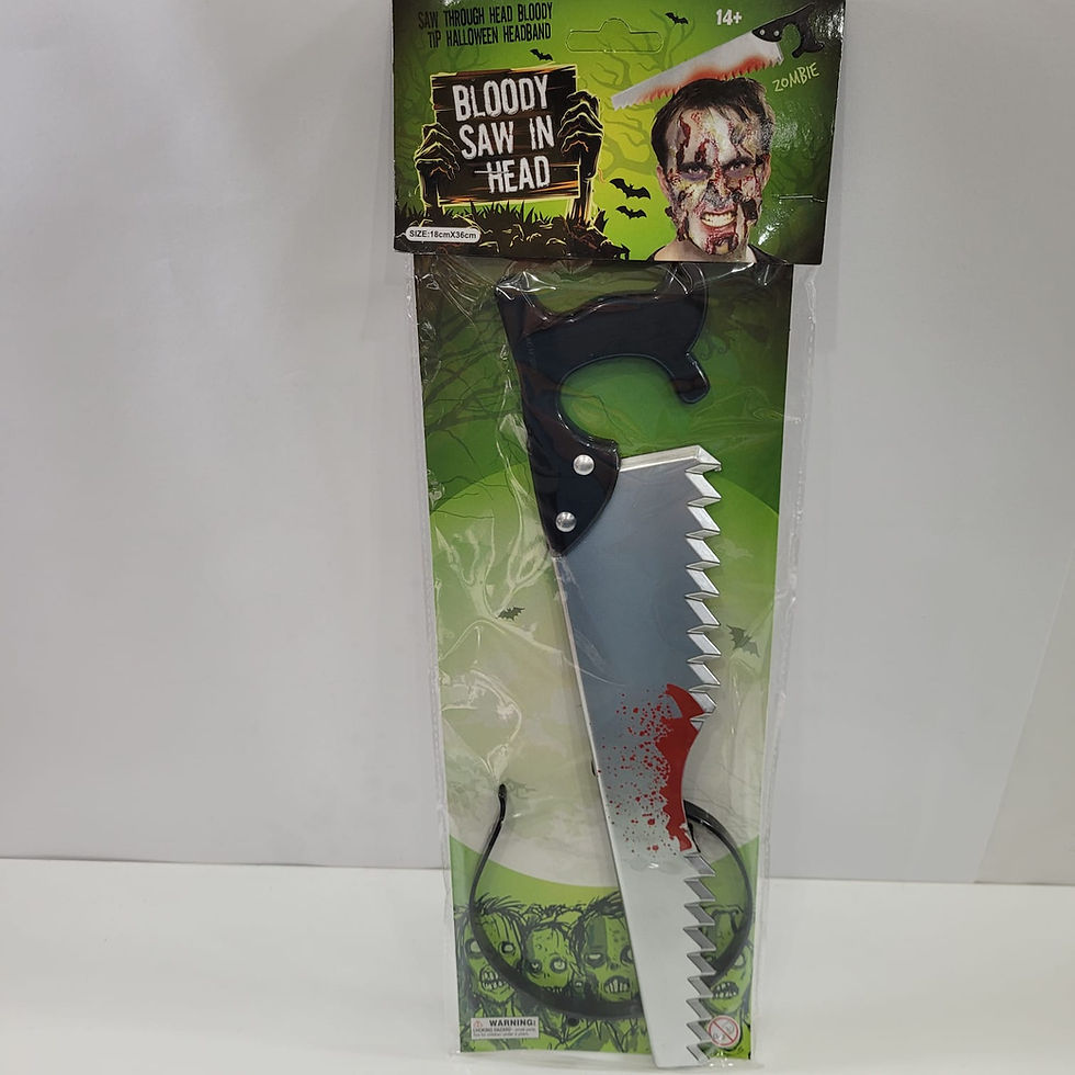 Miniatura: Tiara Com Serrote para Festas Halloween
