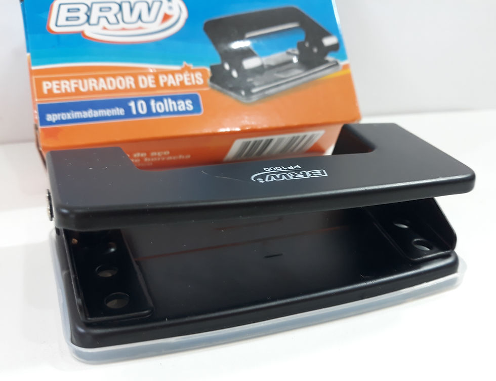 Miniatura: Perfurador de Papel 2 Furos Metal BRW