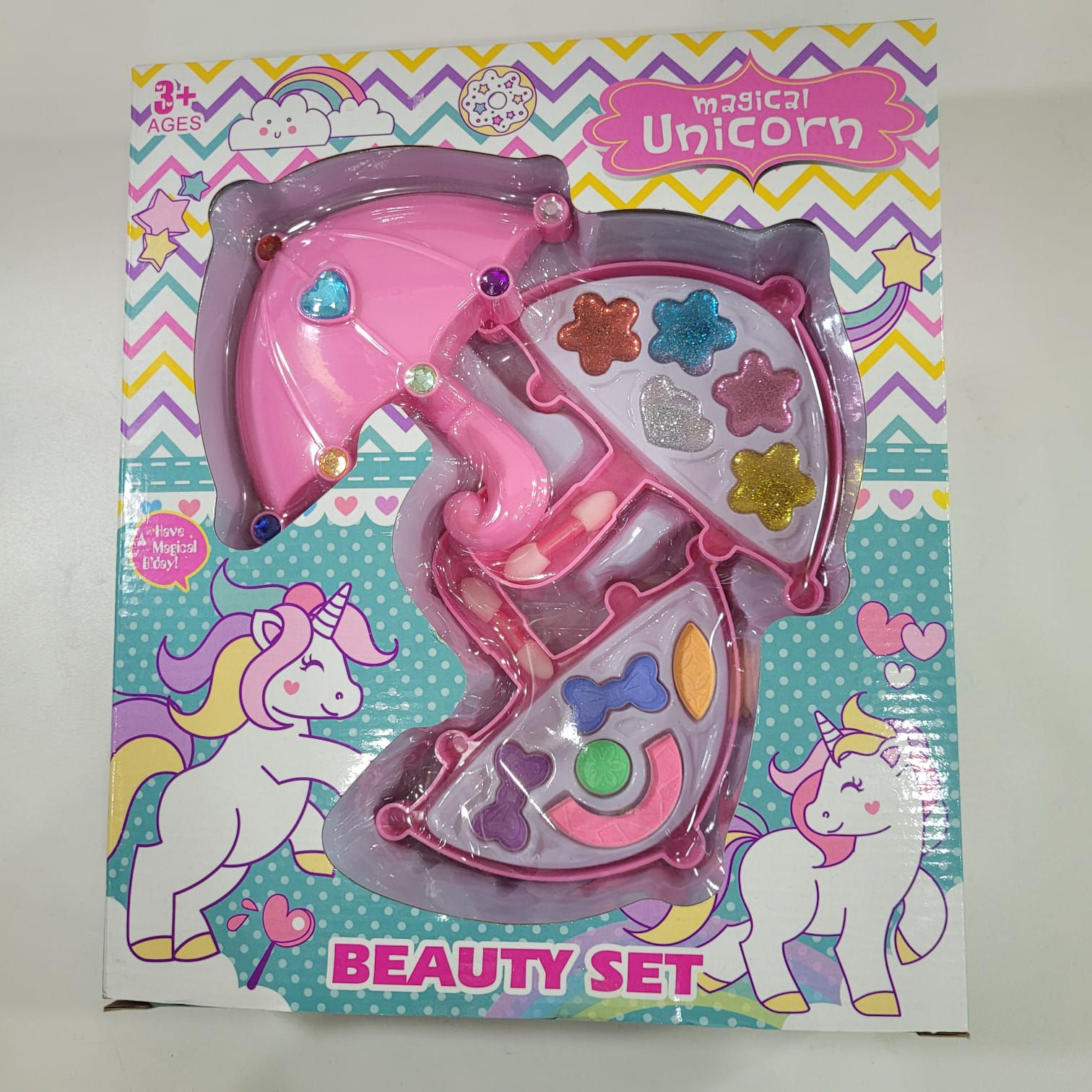 Maquiagem Infantil Unicórnio Guarda Chuva