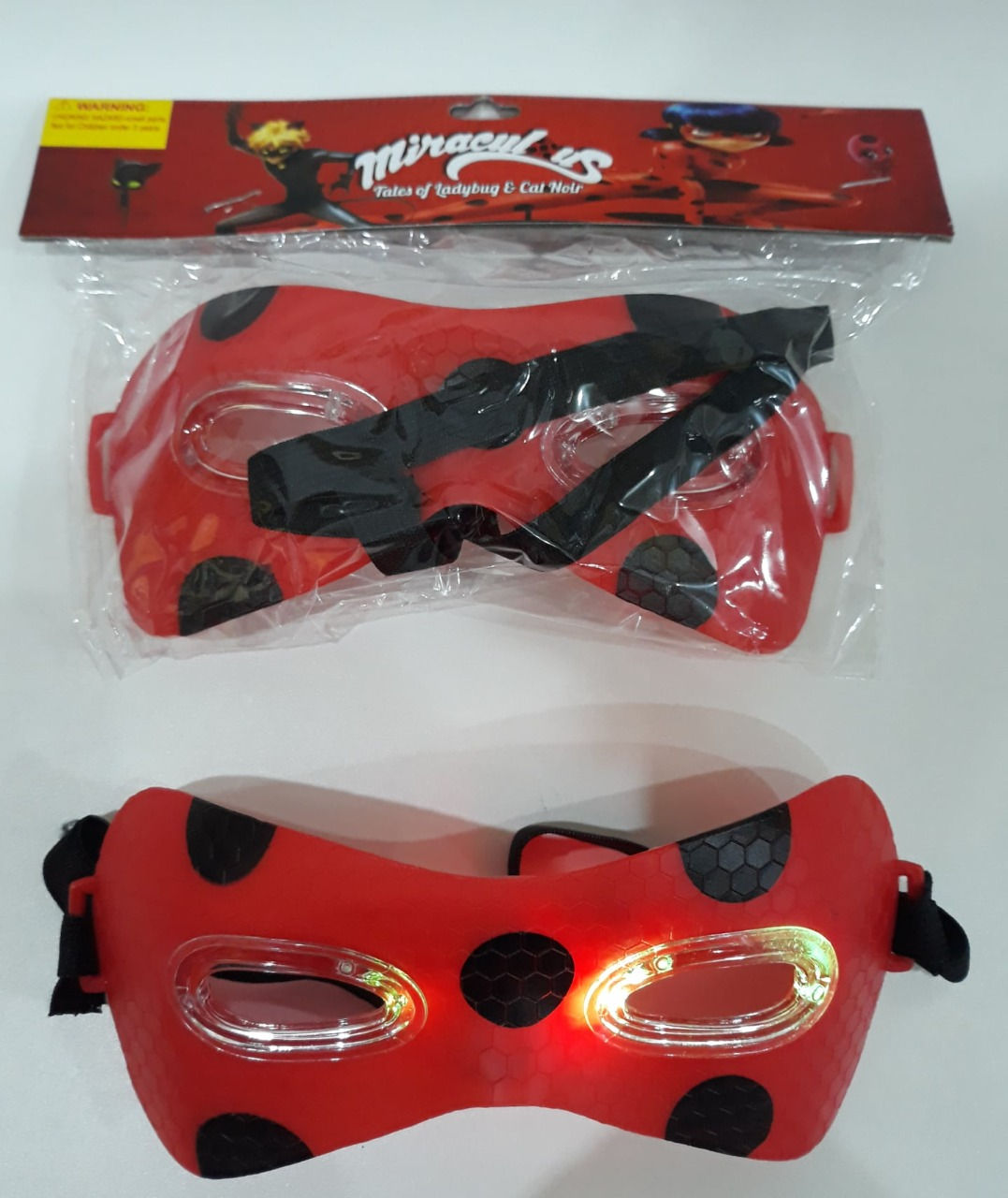Máscara com LED Miraculous