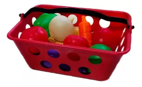 Miniatura: Cestinha de Frutas e Legumes 12 unidades Master Toy