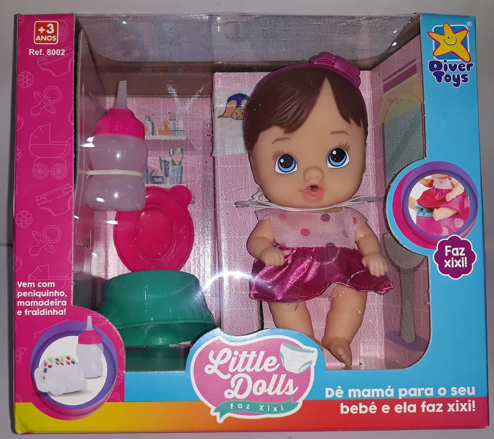 Miniatura: Boneca Little Dolls Faz Xixi