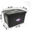 Miniatura: Caixa Organizadora com Tampa e Trava 30 litros Preta Uninjet