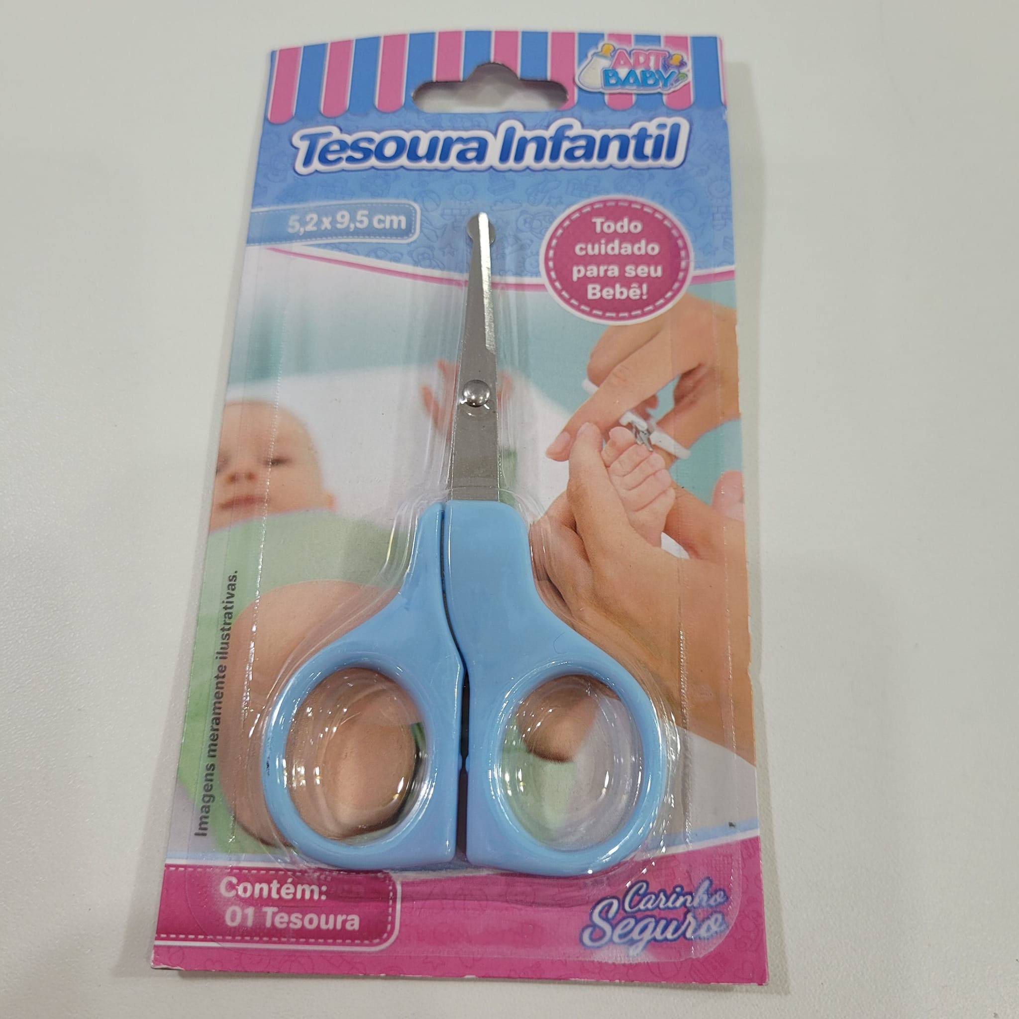 Tesoura de Unha Infantil Art Baby