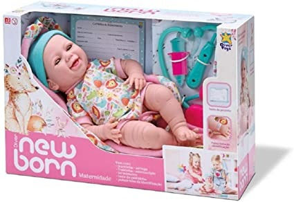 Miniatura: Boneca Bebê New Born Maternidade