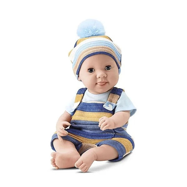 Miniatura: Boneco Diver New Born Brincar de Papinha Menino Divertoys