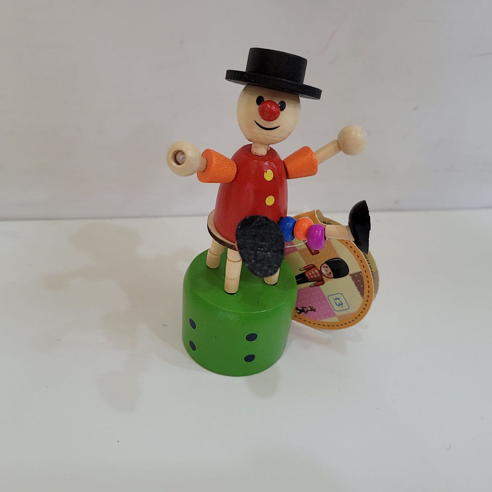 Miniatura: Boneco de Madeira Articulado