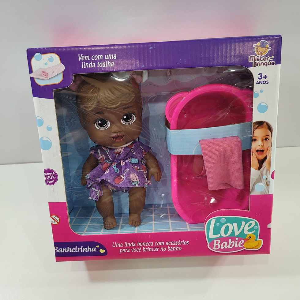 Miniatura: Boneca Love Babie Banheirinha