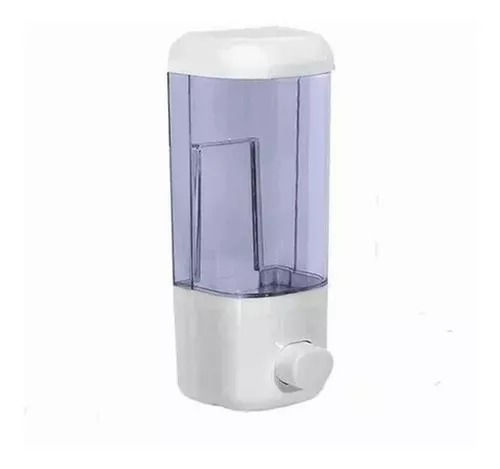 Miniatura: Dispenser Porta Sabonete Líquido e Álcool em Gel Vertical de Parede 500ml Botão