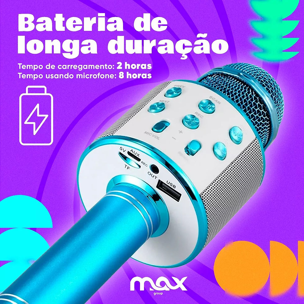 Miniatura: Microfone Star Voice Karaokê