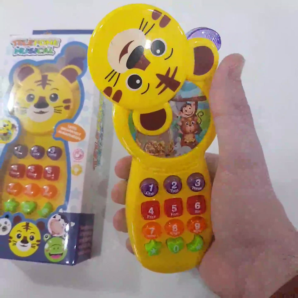Miniatura: Telefone Musical Infantil Com Luz Animais Toy King