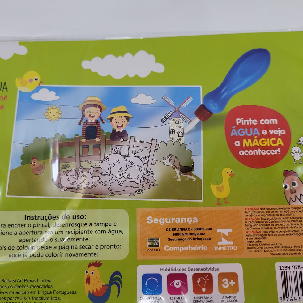 Miniatura: Livro Infantil Coleção Surpresas com Água