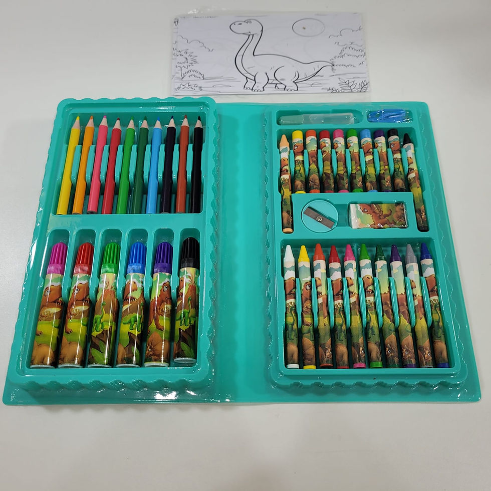 Miniatura: Kit Escolar Estúdio de Colorir 48 peças