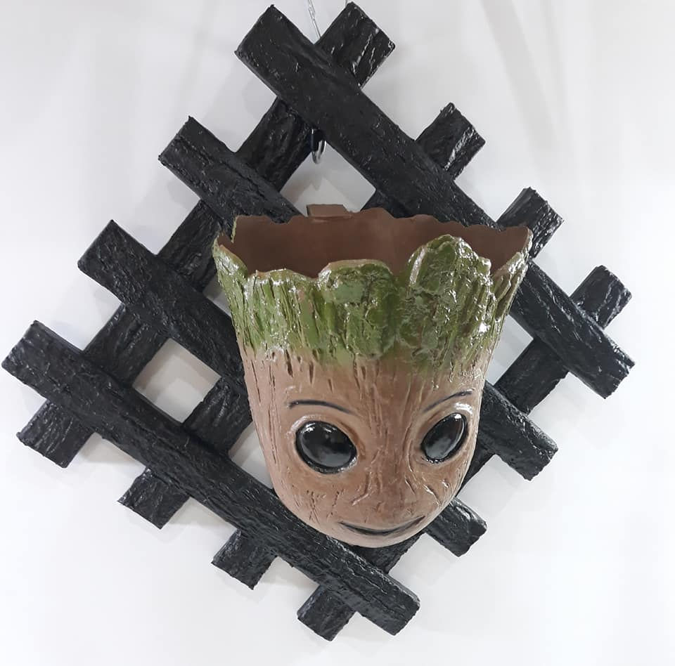 Miniatura: Vaso Parede Groot com Suporte Plástico