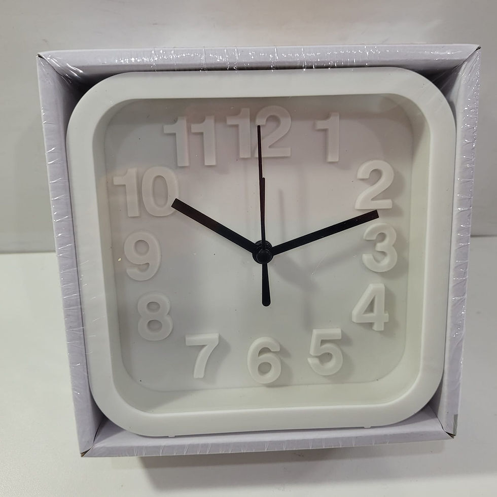 Miniatura: Relógio de Mesa 13cm X 13cm Stil Decor FWB