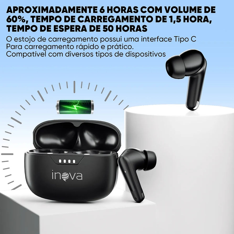 Miniatura: Fone de Ouvido Bluetooth FON-12967 Inova