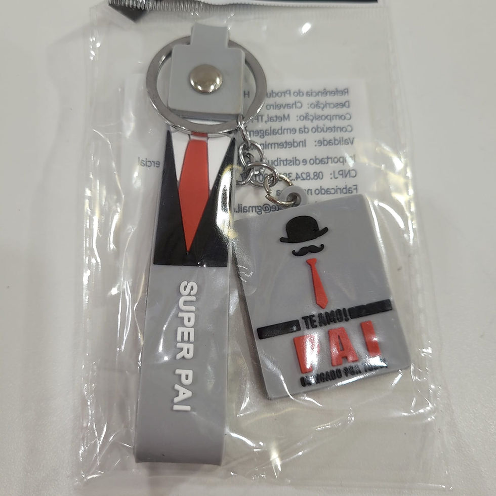Miniatura: Chaveiro Emborrachado Pai
