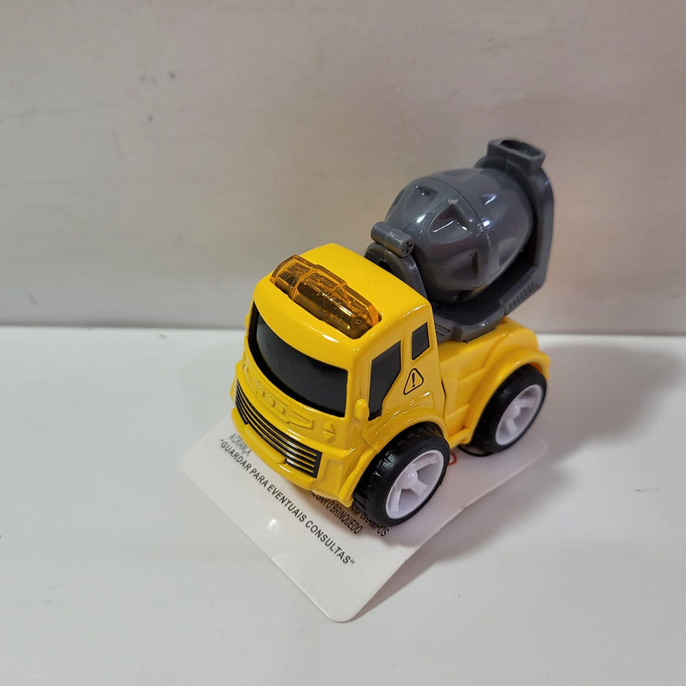 Miniatura: Mini Caminhão Construção Metal Fricção