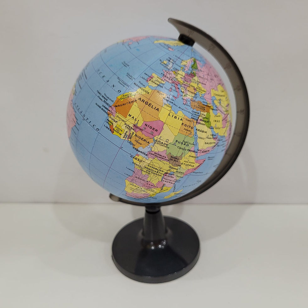 Miniatura: Globo Terrestre Político 10cm Yins Paper
