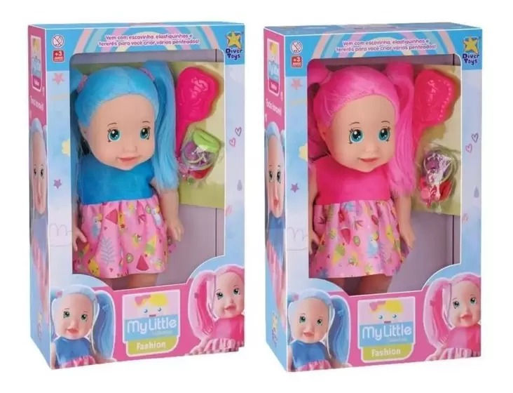 Miniatura: Boneca My Little Collection Fashion Divertoys