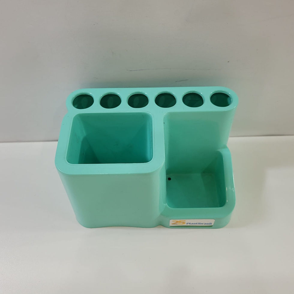 Miniatura: Porta Objetos Plástico Colorido Plastibrasil