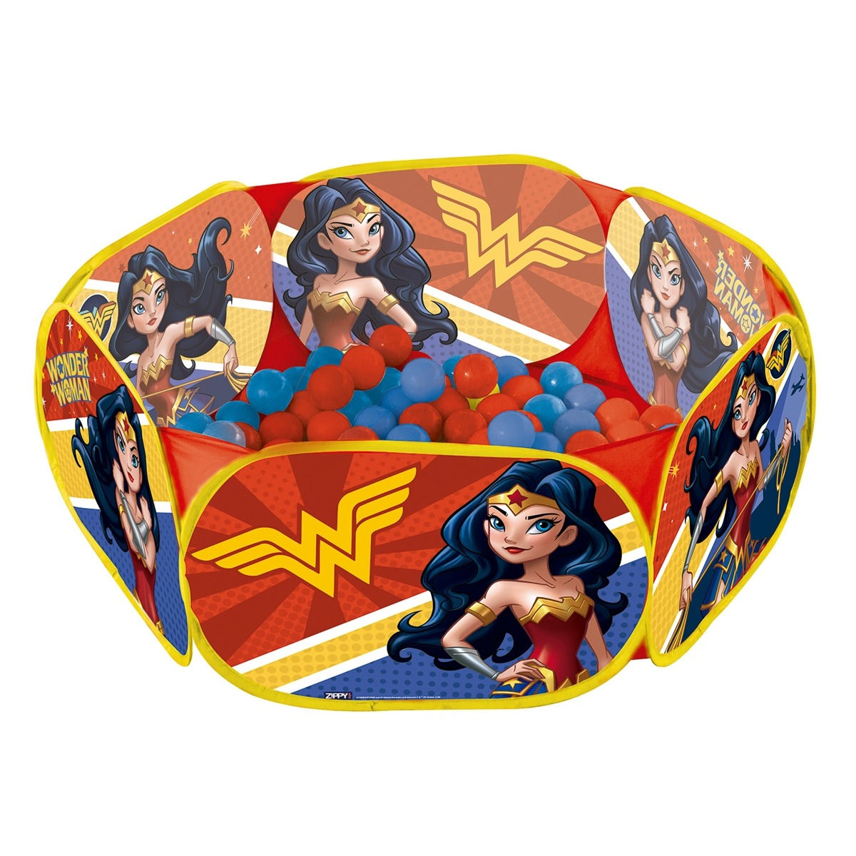 Piscina de Bolinhas Mulher Maravilha 100 Bolinhas