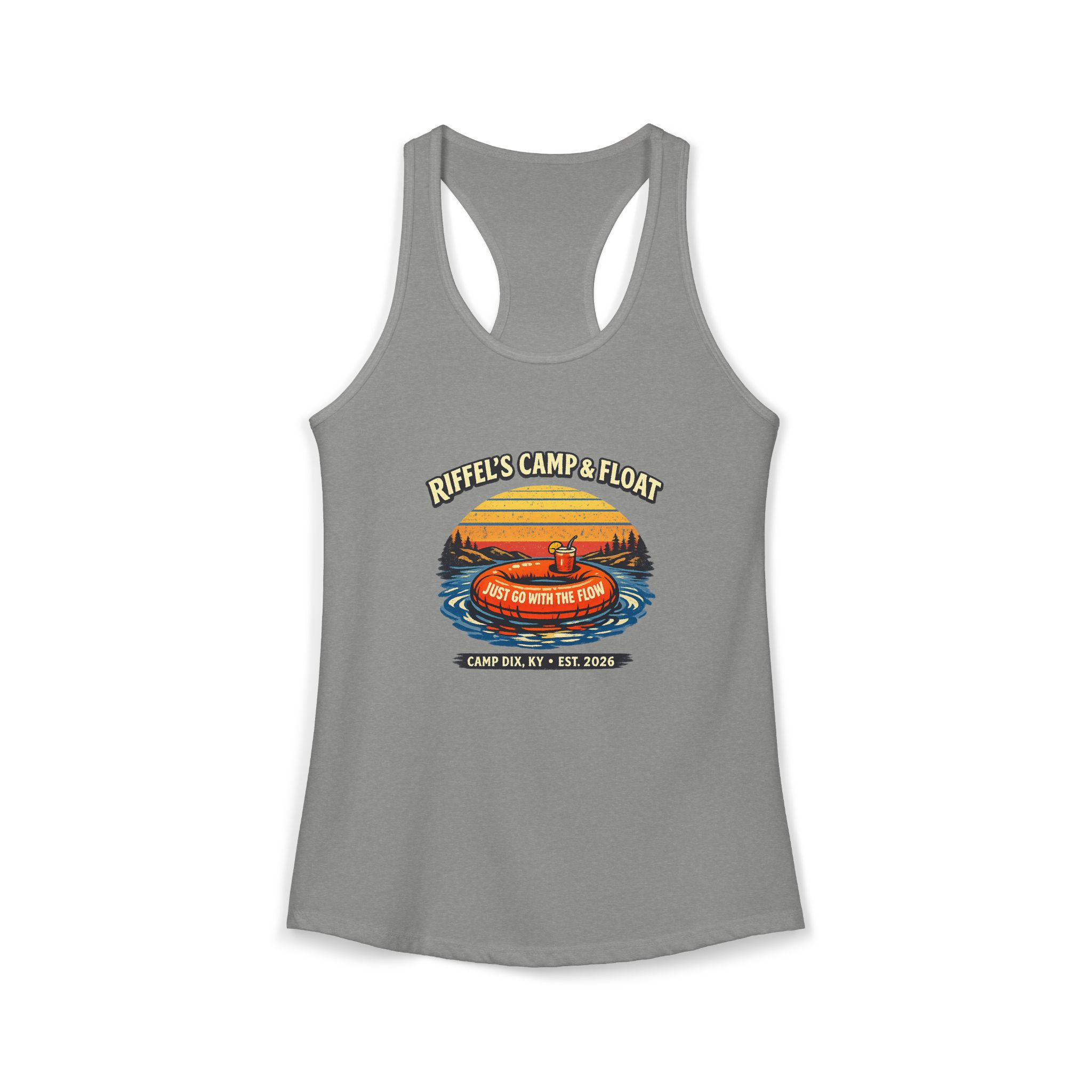Creekside Summer Tank — Women's Camping & Tube Float Vibe