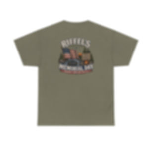 Memorial Day Camp & Lodge T-Shirt — Riffel's Patriotic Cabin Tee