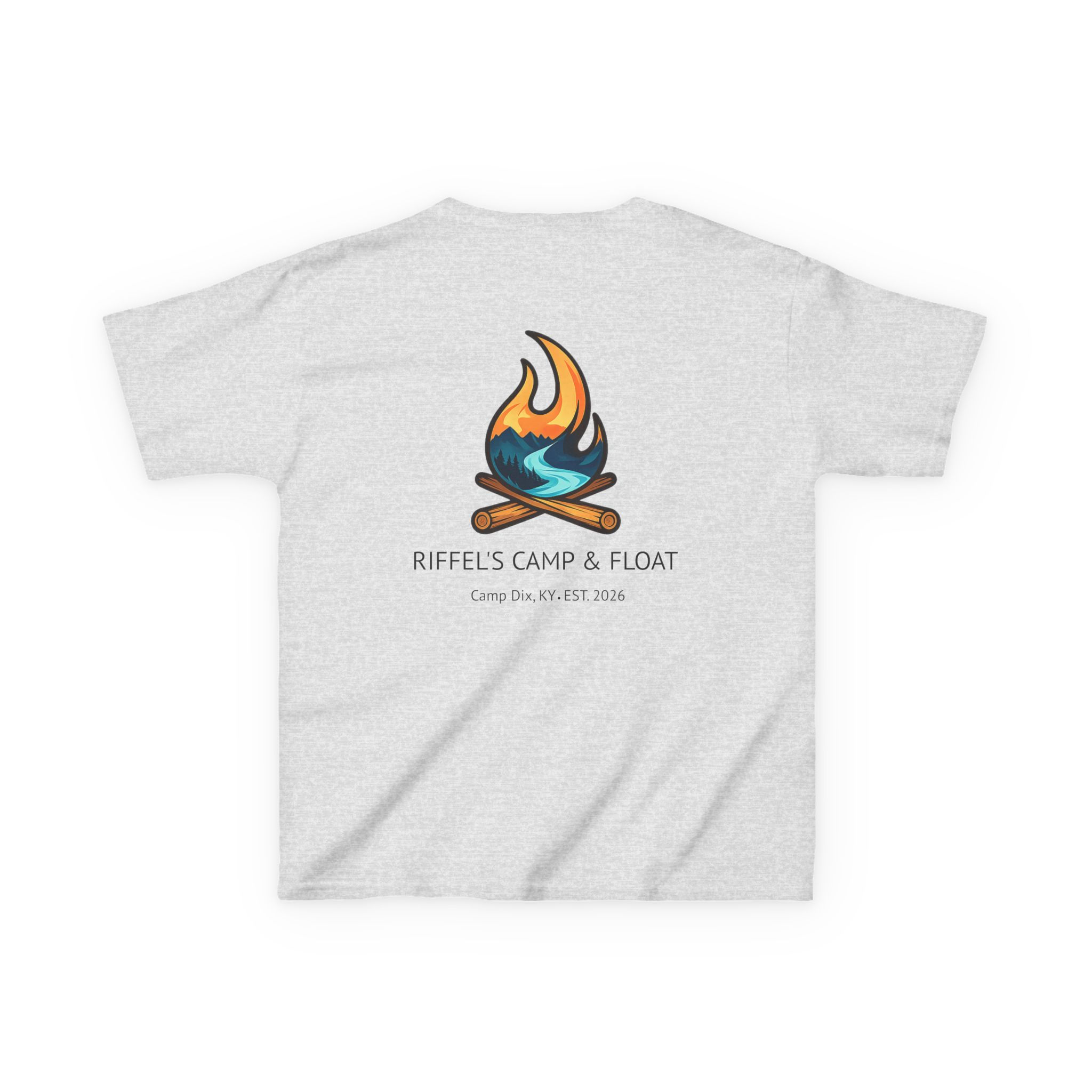Kids Campfire Creek Camping Tee — 'Official' Outdoor Kids Shirt
