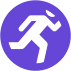 Ilustração de um corredor para representar a modalidade de corrida oferecida pela assessoria esportiva.