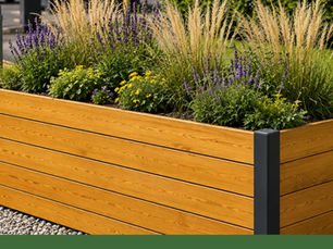 Elan AquaBloom wooden planter