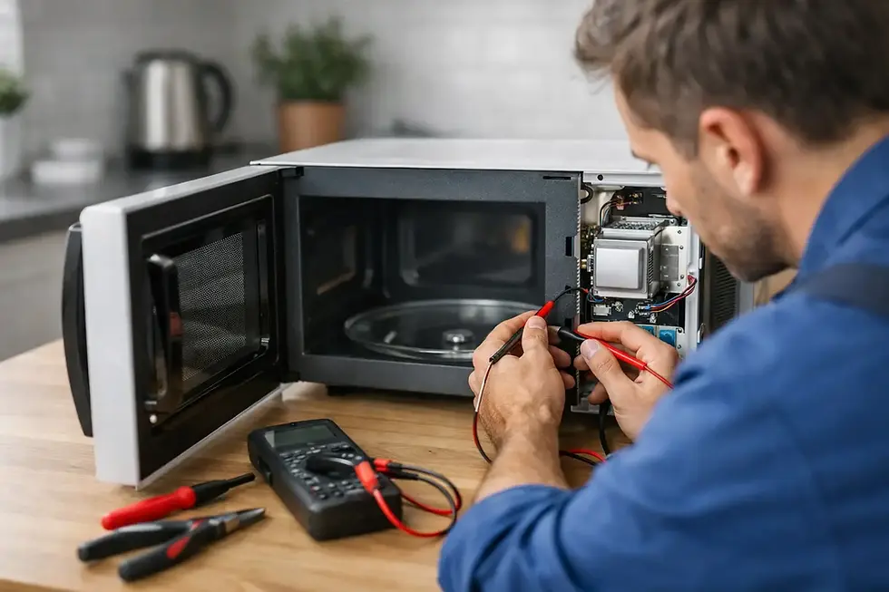 Reparación de microondas cuando deja de calentar