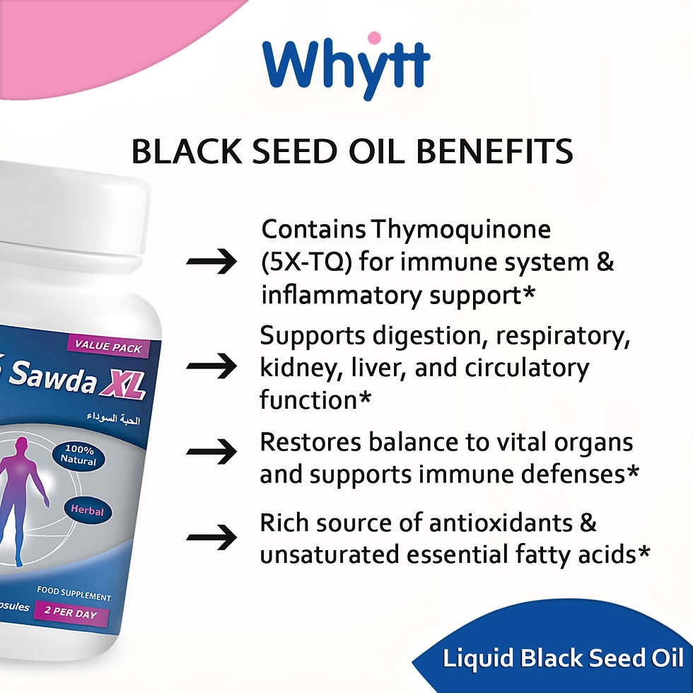 Thumbnail: Organic Black Seed Capsules XL - Immune & Respiratory Health (200 ct)